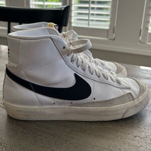 Nike Blazer White and Black High-Tops